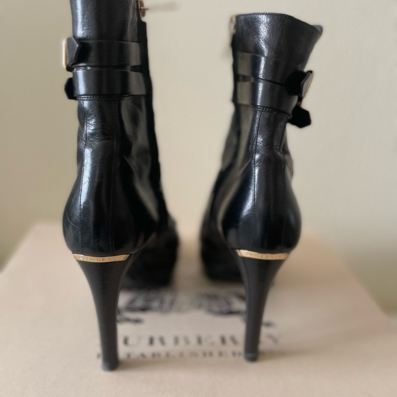 Burberry beautiful Brogue Manners boots 100 Platform Ankle 36 - Picture 10 of 11